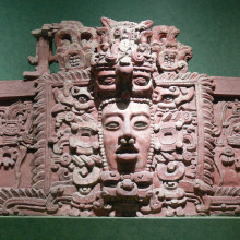 Mayan mask, from the National Museum of Anthropology in Mexico City