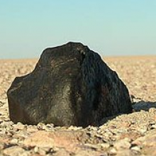 An iron meteorite