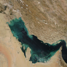 Persian Gulf viewed from space