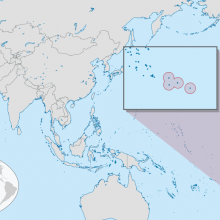 The Pitcairn Islands; a British protectorate in the Pacific Ocean.