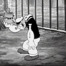 Still frame from the animated cartoon \Little Swee' Pea\ (1936)