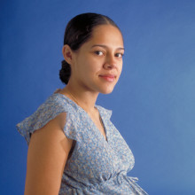 A pregnant woman