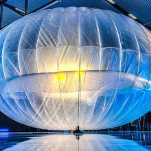 Balloon used as part of Project Loon
