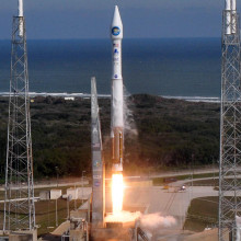 NASA's Solar Dynamics Observatory, SDO, launched aboard a United Launch Alliance Atlas V from Space Launch Complex-41 at 10:23 a.m. EST on Thursday, Feb. 11, 2010.