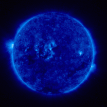 The Sun in 3D Viewed through STEREO (Solar Terrestrial Relations Observatory).