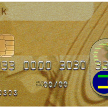 AN example of a chip and PIN card