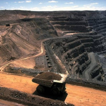 Strip coal mining