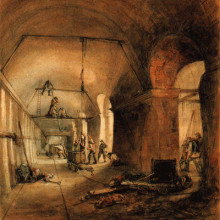 Inside the Thames Tunnel During Construction, 1830, in Saint A, Darley G. ''The Chronicles of London'', 1994