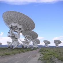 The Very Large Array at Socorro, New Mexico, United States.