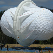 An inflatable turbine