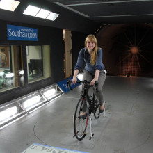 wind tunnel Kat in the University of Southampton's wind tunnel