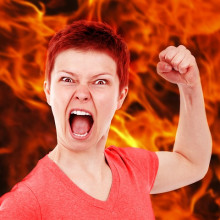 Angry woman