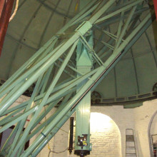 The 12 inch refracting telescope paid for by the Duke of Northumberland in 1833. It was the first telescope to see Neptune, however it didn't actually prove it was there first so didn't get the credit.