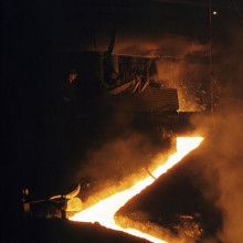A BLAST FURNACE A blast furnace
