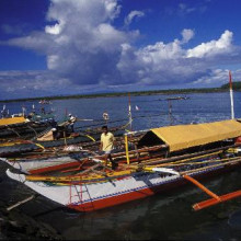 Fishing boats in the Philippines Fishing boats in the Philippines