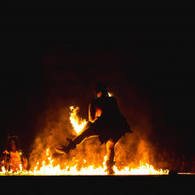 Fire dancing