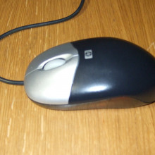 A computer mouse A computer mouse