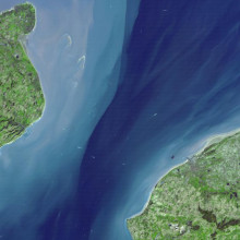 Dover straits NASA Image of Dover Straits