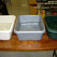 Bowls of Water Bowls of hot, tepid and cold water.