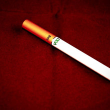 First generation electronic cigarette resembling a tobacco cigarette