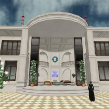 Front view of the Naked Scientists Studio in the heart of the SciLands