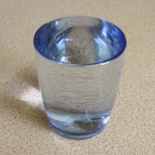 A glass of water