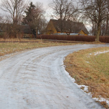An icy road An Icy road
