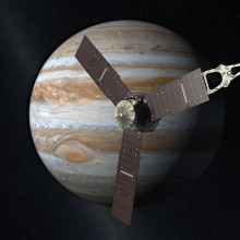 The Juno spacecraft will arrive in orbit around Jupiter in 2016