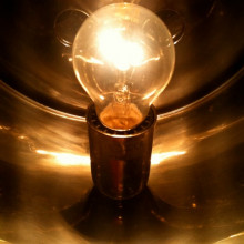 Traditional incandescent lightbulb