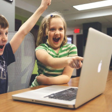 Children playing games