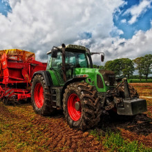 A picture of a tractor