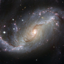 An image of a spiral galaxy