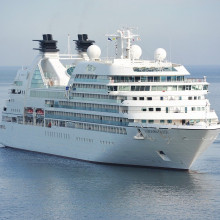 photo of a cruise ship