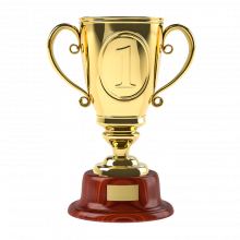 A picture of a trophy