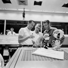 Charlie Brown and Snoopy join Apollo 10