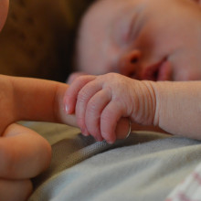 Baby Holding Finger