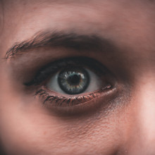 A woman's eye