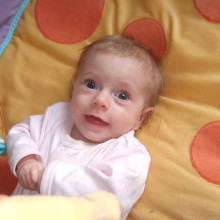 Lily Curtis was born with mitochondrial disease Lily Curtis