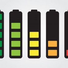 Battery full indicator