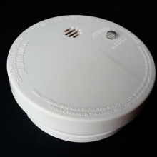 White smoke alarm 