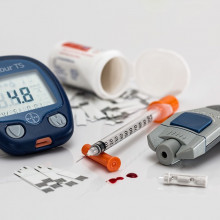 Paraphernalia needed by diabetics to control blood sugar