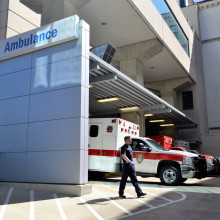 Ambulance at A&E