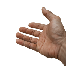 Hand extended to help Hand extended to help