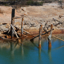A copper mining site, in Australia