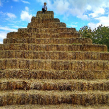 A haystack