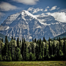 Mount Robson in Canada.