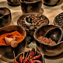 Array of spices
