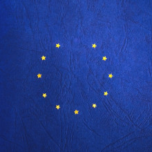 EU flag with one star missing - Brexit