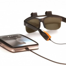 Glasses with special cameras could enable blind or visually impaired people to build a picture of the world around them.