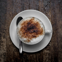 A cappuccino